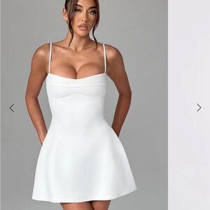 Mini white A line Babyboo dress